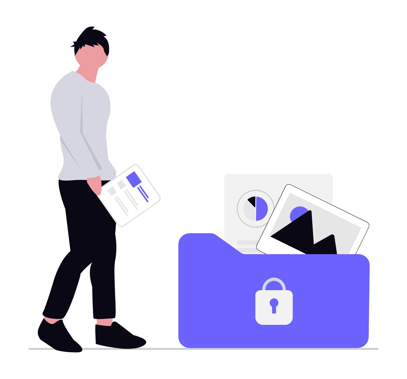 A shield icon symbolizing privacy and security.